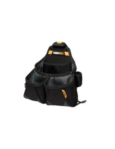 Bolso Porta Herramientas Encofrador 9 Bolsillos 6 Capas Negro TOUGHBUILT