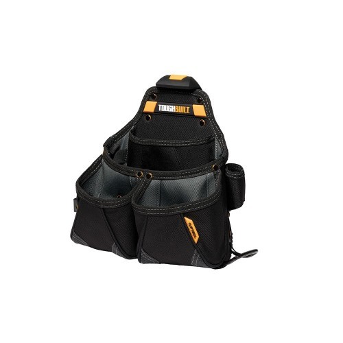 Bolso Porta Herramientas Encofrador 9 Bolsillos 6 Capas Negro TOUGHBUILT