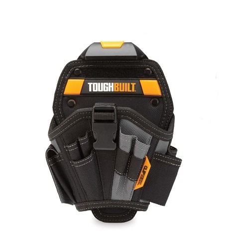 Funda Taladro Grande 13 Bolsillos Cliptech Negro Toughbuilt