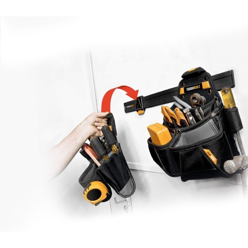 Organizador de Pared Acero 60cm Compatible Cliptech Negro TOUGHBUILT