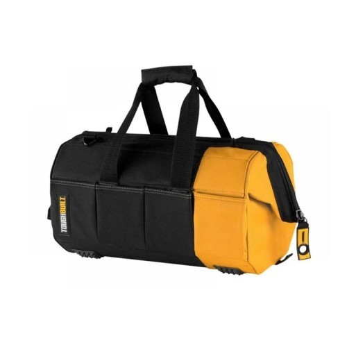 Bolsa Herramientas Plástico Rígido 40cm Apertura Ancha Negra TOUGHBUILT