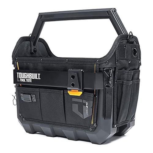 Caja Herramientas Cuerpo Duro 400mm Asa Plegable Negra TOUGHBUILT