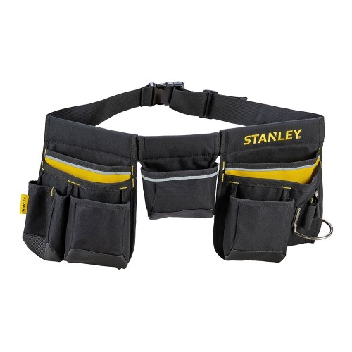 Delantal Portaherramientas Tejido600X600Denier Bolsillos Multitalla Negro STANLEY