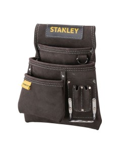 Bolsa Porta Clavos Piel Búfalo Múltiples Bolsillos Soporte Martillo Stanley