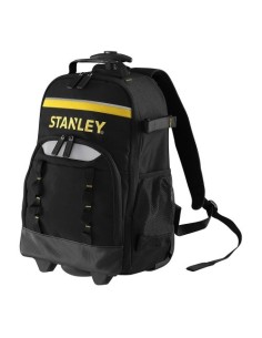 Mochila Ruedas Nylon 600x600D Compartimentos Multibolsillo Negra STANLEY