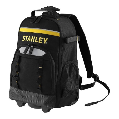 Mochila Ruedas Nylon 600x600D Compartimentos Multibolsillo Negra STANLEY