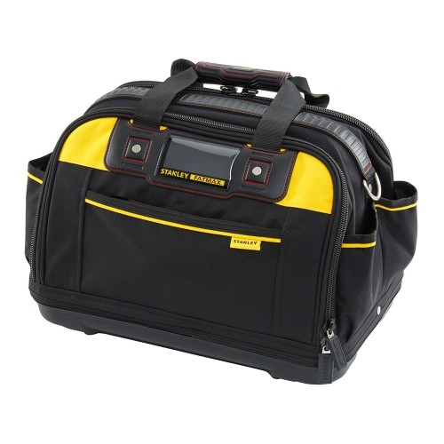 Bolsa Herramientas Gran Abertura 41cm Base Plástico Negro STANLEY