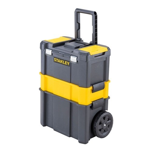 Caja De Herramientas Móvil 3 En 1 45cm Cierres Metálicos Ruedas 18cm STANLEY