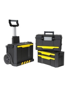 Taller Móvil Modular Cajonera 2 Cajones Contenedor Tapa Abatible STANLEY 2