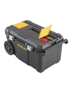 Baúl Herramientas Plástico 50L Cierres Metálicos Ruedas18cm Stanley 2