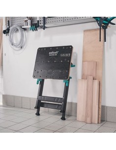 Mesa De Trabajo MDF Altura Ajustable 780-950mm 120kg 650x390mm Wolfcraft 2