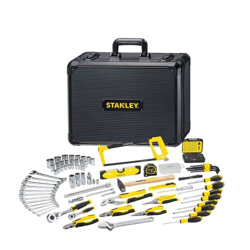 Kit Herramientas Aluminio 142Piezas Maletín Ligero Negro STANLEY