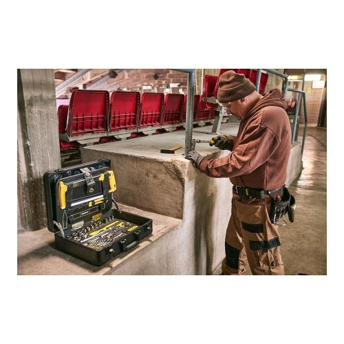 Kit Herramientas Aluminio 142Piezas Maletín Ligero Negro STANLEY