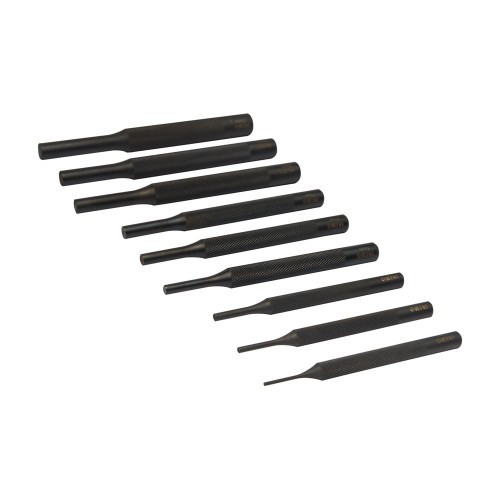 Juego Botadores Cilíndricos Estriados Acero 2mm-10mm Estuche IRIMO