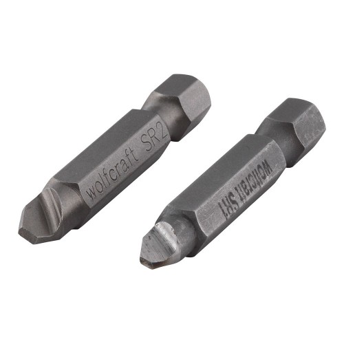 Puntas Atornillador Acero S2 SR1 SR2 Cabeza Especial 2Unidades Wolfcraft