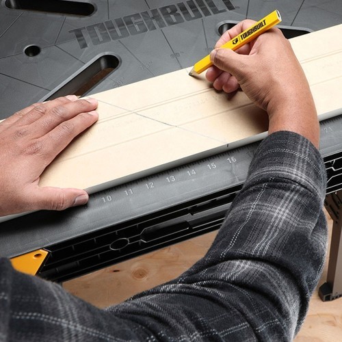 Banco De Trabajo Plegable Soporta454kg Con Asa SuperficieMedición Toughbuilt