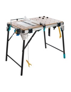 Banco De Trabajo Multifuncional Para Sierra 120Kg Plegable Wolfcraft
