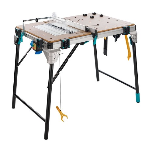 Banco De Trabajo Multifuncional Para Sierra 120Kg Plegable Wolfcraft