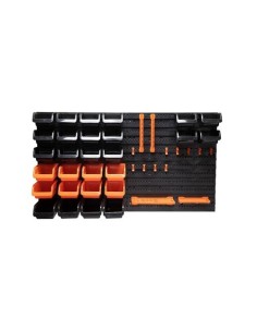 Set Almacenamiento Plástico 43Piezas Negro BLACK+DECKER
