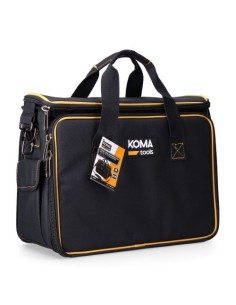 Bolsa Herramientas Poliéster 600D 9L 15Kg 38x20x31cm Negra KOMA TOOLS