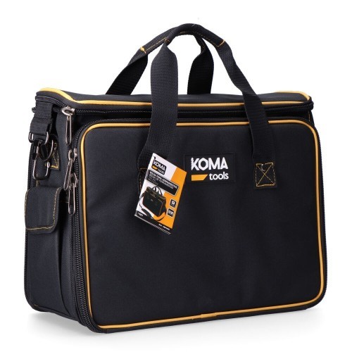 Bolsa Herramientas Poliéster 600D 9L 15Kg 38x20x31cm Negra KOMA TOOLS