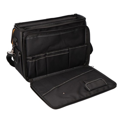 Bolsa Herramientas Poliéster 600D 9L 15Kg 38x20x31cm Negra KOMA TOOLS