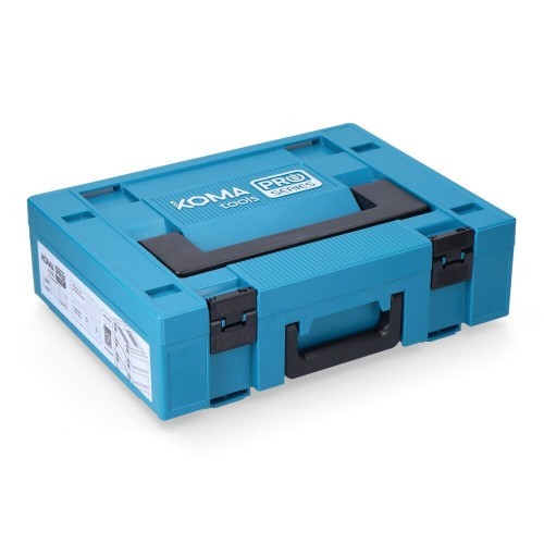 Caja Herramientas Plástico Rígido 40x30x12cm Espuma Apilable KOMA TOOLS