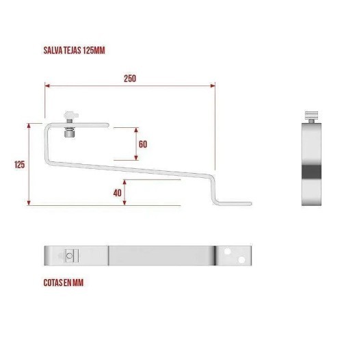 Soporte Salva Teja H125 - 3