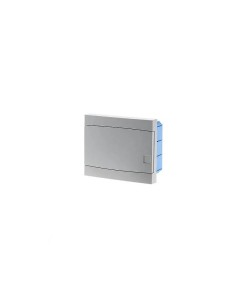 Armario de empotrar 8 módulos IP40 puerta gris - 1