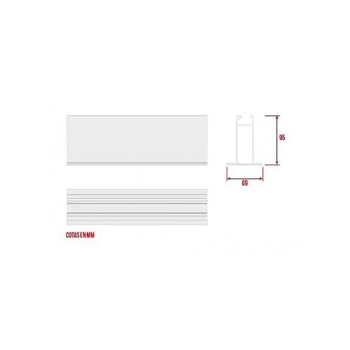 Soporte chapa plana L 150 H95 - 2 Soporte chapa plana L 150 H95 - 2