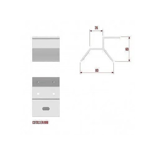 Soporte chapa trapezoidal - 3