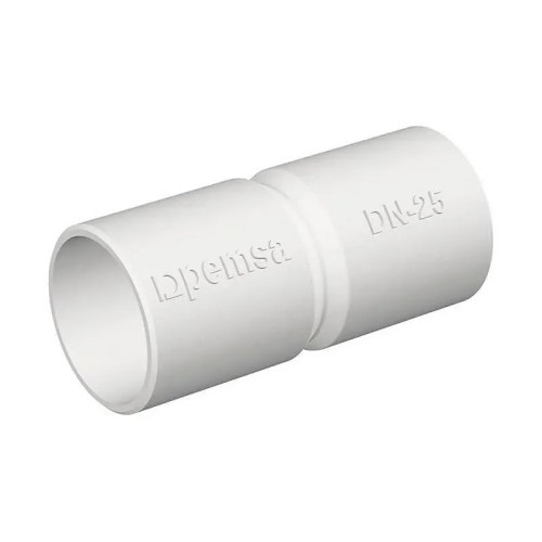 Manguito de PVC DN20 (gris) libre de halógenos - 1