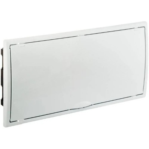 Caja de distribución de empotrar de 22 elementos (blanco y fumé) - 1 Caja de distribución de empotrar de 22 elementos (blanco y fumé) - 1