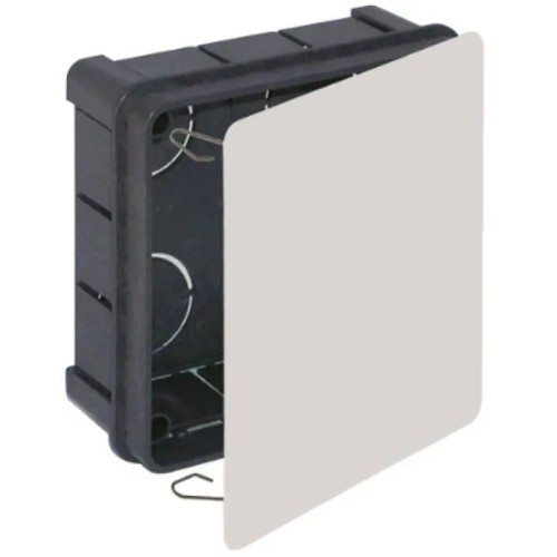 Caja de conexión de empotrar 100 x 100 x 45 con garras metálicas - 1