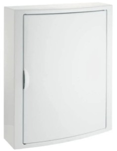 Caja de distribución de superficie 28 elementos + ICP  (blanco y fumé) - 1