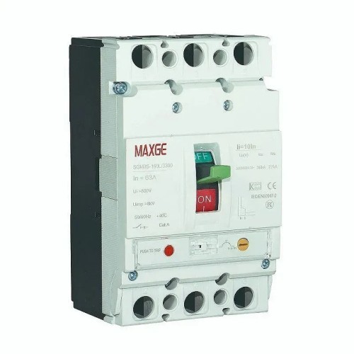 Interruptores en caja moldeada 4 Polos 630A 65kA 380/415VCA Interruptores en caja moldeada 4 Polos 630A 65kA 380/415VCA