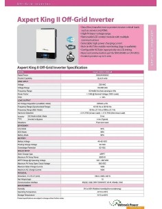 Axpert WP 8000W 48V, Vdc 90-450 2MPPT IP65 - 1 2