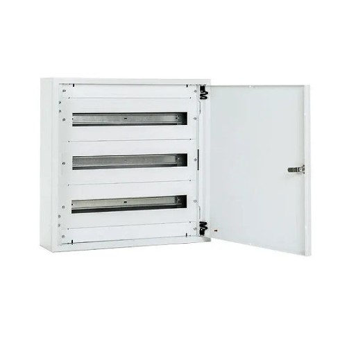 Envolvente metálica Serie 72 módulos 3 filas superficie puerta opaca - 1