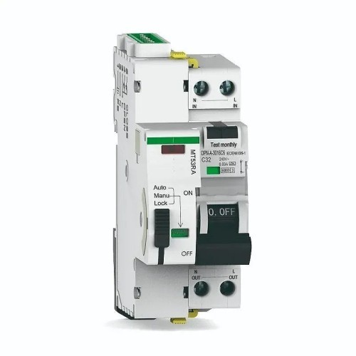 Reconectador automático diferencial y magnetotérmico DPN 6-40A 6KA - 3