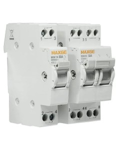 Conmutador modular de maniobra 1-0-2, 1Polo, 32 A 2