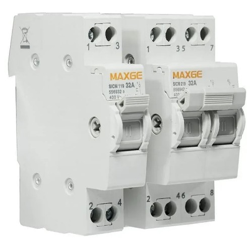 Conmutador modular de maniobra 1-0-2, 1Polo, 32 A - 1