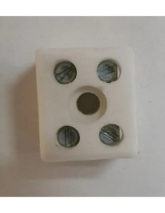 Regleta de conexión de cerámica 2P 15-57A 450V sección del cable 10mm2 - 1
