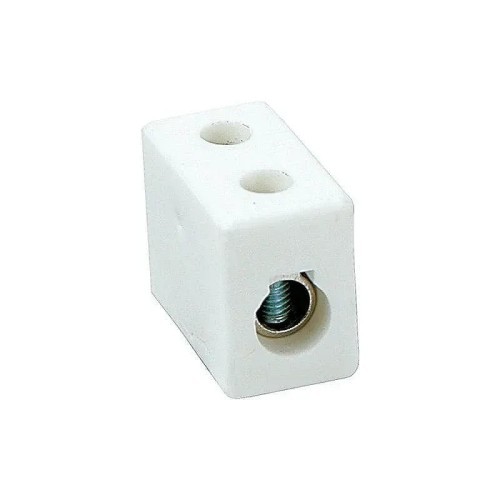 Regleta de conexión de cerámica 1P 5-32A 450V sección del cable 4mm2 - 1 Regleta de conexión de cerámica 1P 5-32A 450V sección del cable 4mm2 - 1