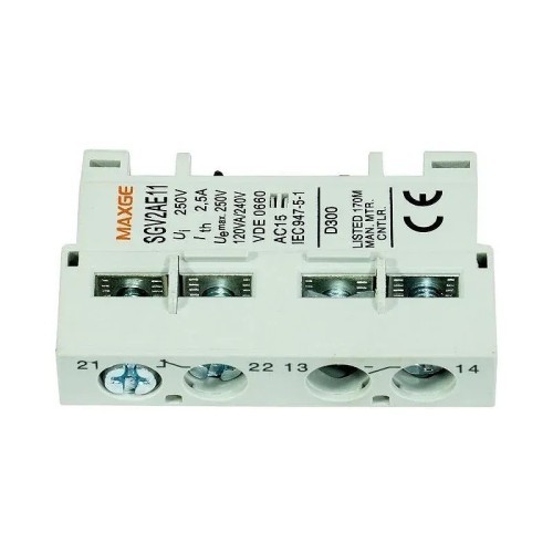 Contacto auxiliar frontal 2NO compatible con SGVND2 - 1