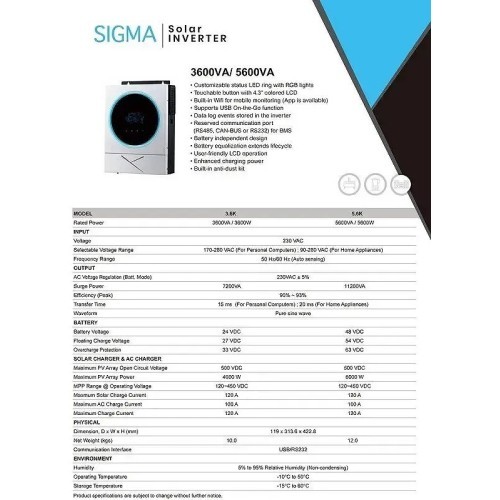 Axpert VM IV 5,6W 48V - 2