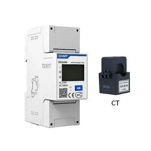 CHINT DDSU666 100A con CT - 1
