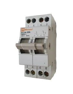 Selector 1-0-2 de 2 Polos 20A - 3