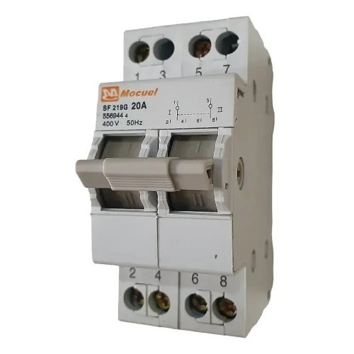 Selector 1-0-2 de 2 Polos 20A - 3 Selector 1-0-2 de 2 Polos 20A - 3