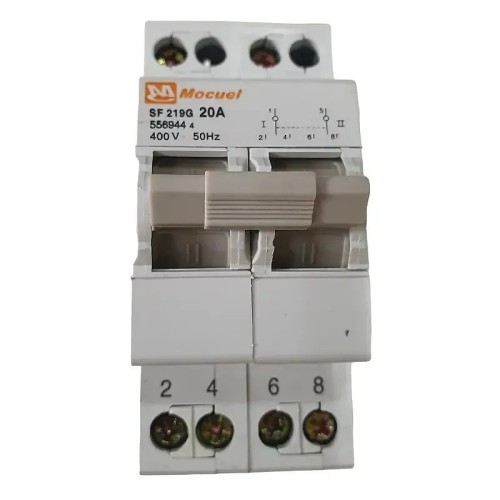 Selector 1-0-2 de 2 Polos 20A - 4