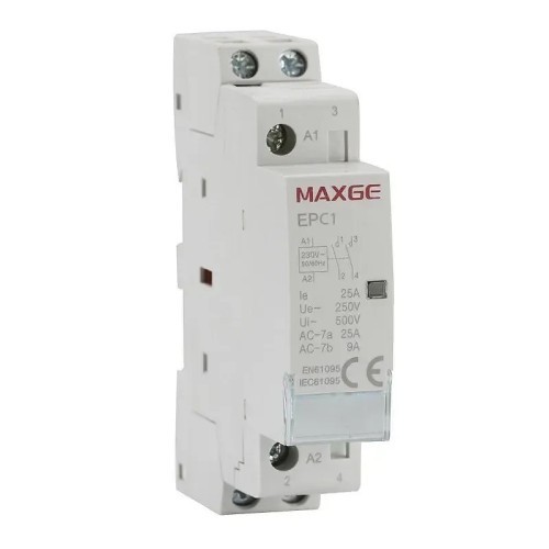 Contactor modular (1 módulo DIN) 2P (2NC) 25A 230VAC - 2